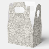 白エレガントフォーマルダマスコレース織り フェイバーボックス (オープン)