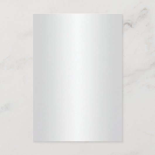 白エレガントフローラの結婚安全対策 エンクロージャーカード (裏面)