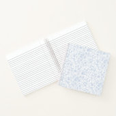 白エレガントフローラハイビスカスデイジー | ノートブック (内部)