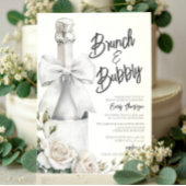 白エレガントフローラブランチとバブリー