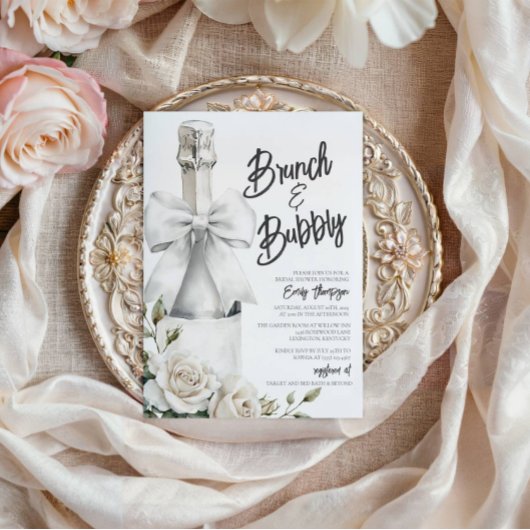 白エレガントフローラブランチとバブリー