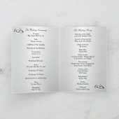 白エレガントフローラプログラムカード プログラム (内部)