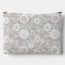 白エレガントフローラレース模様