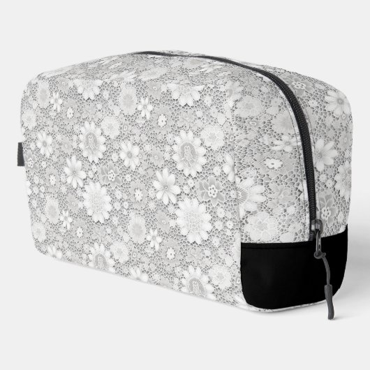 白エレガントフローラレース模様 ドップキット (右コーナー)