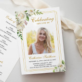 白エレガントフローラ写真追悼式 プログラム