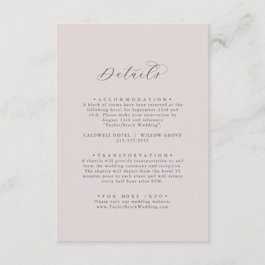 白エレガントフローラ座標赤面曲線詳細 エンクロージャーカード (正面)