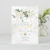 白エレガントフローラ性発現 招待状 (スタンド正面)