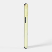 白エレガントマーベル iPhone 15ケース (右側面)