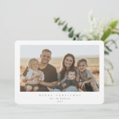 白エレガントミニマル枠独身の写真 シーズンカード (スタンド正面)