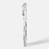 白エレガントモダンと黒 Case-Mate iPhoneケース (裏面 / 左)