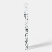 白エレガントモダンと黒 Case-Mate iPhoneケース (裏面 / 左)