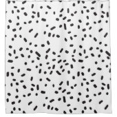 白エレガントモダン色シャワー シャワーカーテン (正面)