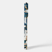 白エレガントユリのフローラデザイン Case-Mate iPhoneケース (裏面 / 右)