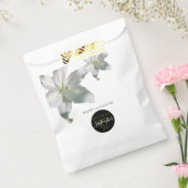 白エレガントユリ結婚ーズ フェイバーバッグ (封をした状態)