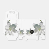 白エレガントユリ結婚ーズ フェイバーボックス (折り畳みなし)