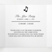 白エレガントユーカリ結婚ス詳細 三つ折りカード (内部中)