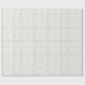 白エレガントレース ラッピングペーパー (フラット)