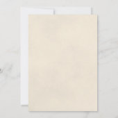 白エレガント反射バラバ結婚ーチャ 招待状 (裏面)