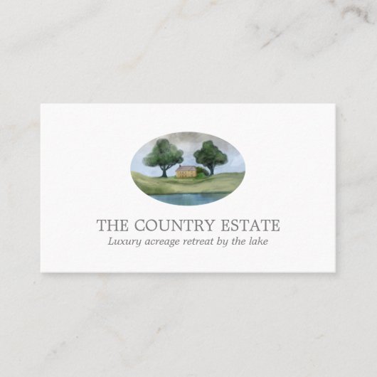 白エレガント名刺 名刺 (正面)