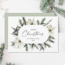 白エレガント基冬リース シーズンカード