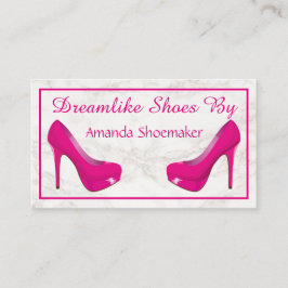 白エレガント大理モダン石 名刺