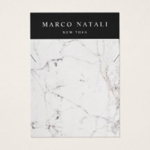 白エレガント大理石ネックレス表示カード