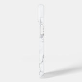 白エレガント大理石企業のカスタムロゴ Case-Mate iPhoneケース (裏面 / 左)