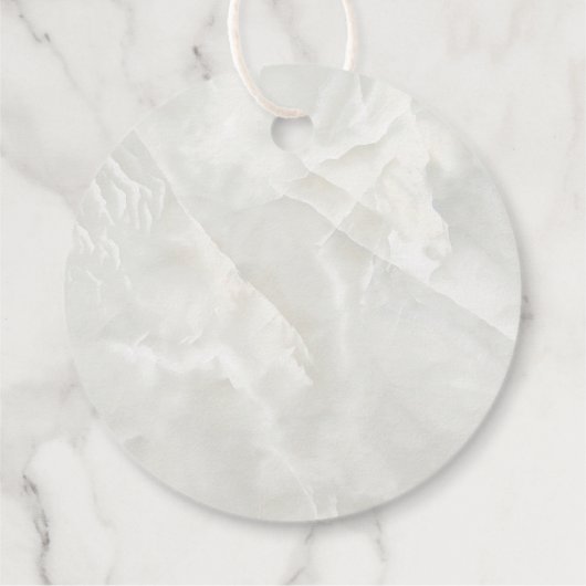 白エレガント大理石第1聖餐式 フェイバータグ (裏面)