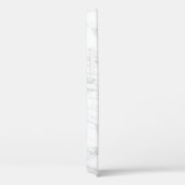 白エレガント大理石脈パタカスタムーン Case-Mate iPhoneケース (裏面 / 右)