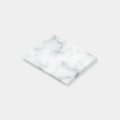 白エレガント大理石 ポストイット (アングル)