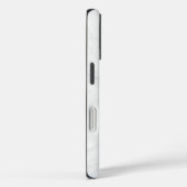 白エレガント大理石 Case-Mate iPhoneケース (裏面 / 右)