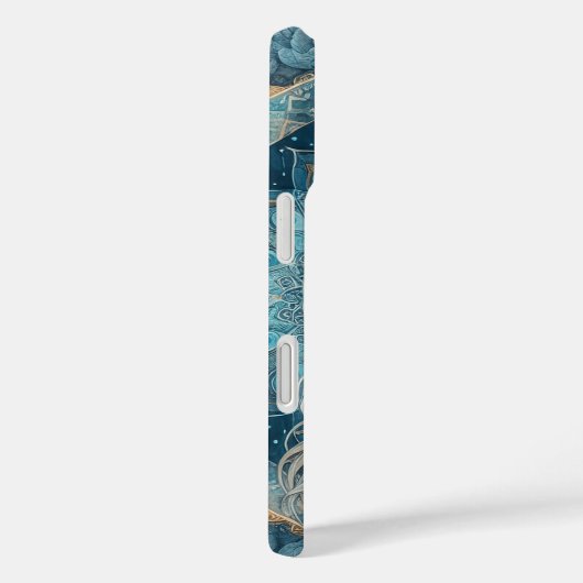 白エレガント威厳のある馬頭流しマネ Case-Mate iPhoneケース (裏面 / 右)