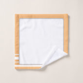 白エレガント抽象芸術線の背景 バスタオルセット (ウォッシュタオル)