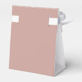 白エレガント文字の写真結婚の感謝 フェイバーボックス (裏面サイド)