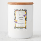 白エレガント木粒樹皮製品ラベル フードラベル (正面)