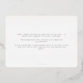 白エレガント枠3写真新年おめでとう 箔シーズンカード (裏面)