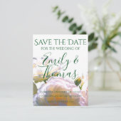 白エレガント桃オレンジ赤面バラ セーブザデート (スタンド正面)