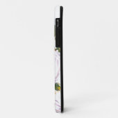 白エレガント桃オレンジ赤面バラ Case-Mate iPhoneケース (裏面/左)