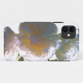 白エレガント桃オレンジ赤面バラ Case-Mate iPhoneケース (裏面(横))