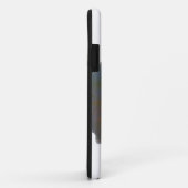 白エレガント桃オレンジ赤面バラ Case-Mate iPhoneケース (裏面/右)