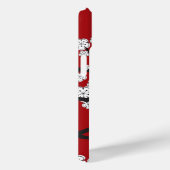 白エレガント桜さくらんぼ花オン赤 Case-Mate iPhoneケース (裏面 / 右)
