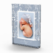 白エレガント植物学 フォトブロック (右)