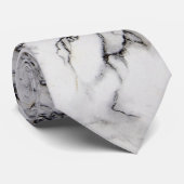 白エレガント灰色と黒粒 ネクタイ (ロール)