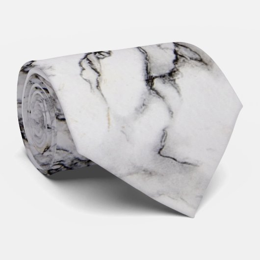 白エレガント灰色と黒粒 ネクタイ (ロール)