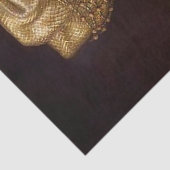 白エレガント真珠のヴィンテージレディ 薄葉紙 (詳細)