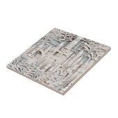 白エレガント神話ファンタジー城 タイル (側面)