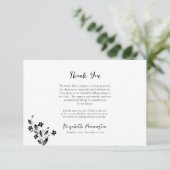 白エレガント紅白花正教会 サンキューカード (スタンド正面)