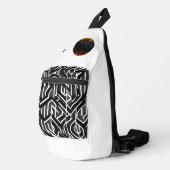 白エレガント背景の3D AMOLED - スリングバッグ (右コーナー)