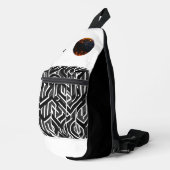 白エレガント背景の3D AMOLED - スリングバッグ (右コーナー)