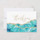 白エレガント色金ゴールドグリッターのメ結婚ニューRSVP 出欠カード (裏面)